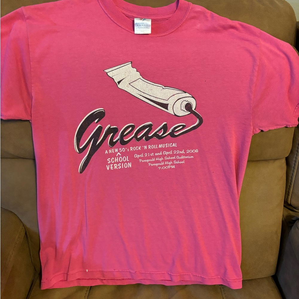 “Grease the Musical” pink ladies tshirt, XL